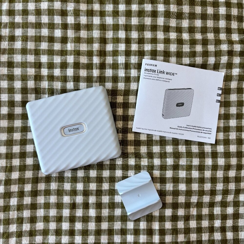 Fujifilm Instax Link Wide Printer - Ash White